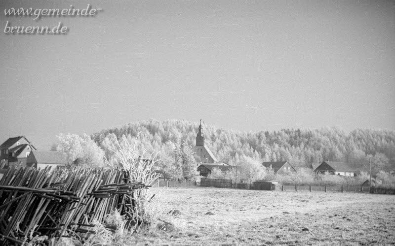 Blick vom Hinterm Dorf im Winter