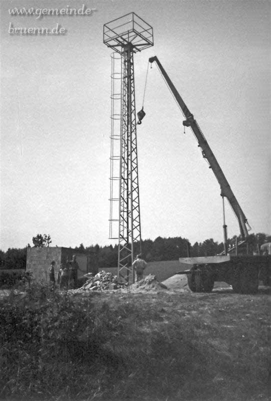 Bau der Gemeinschaftsantenne 1987,1988