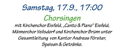Chorsingen