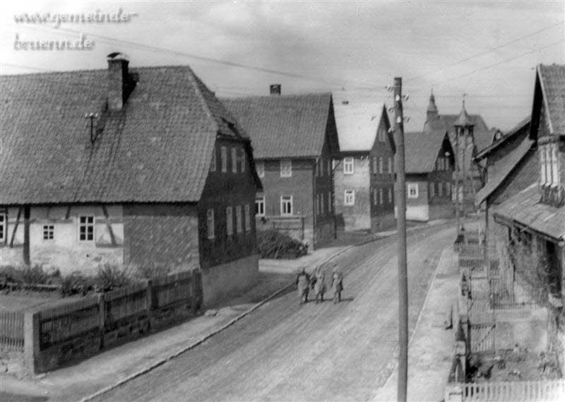 Blick auf die Hildburghuser Strasse