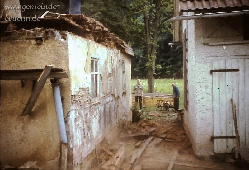Abriss des alten Kindergartens