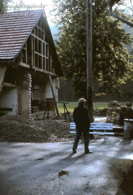 Abriss des alten Kindergartens