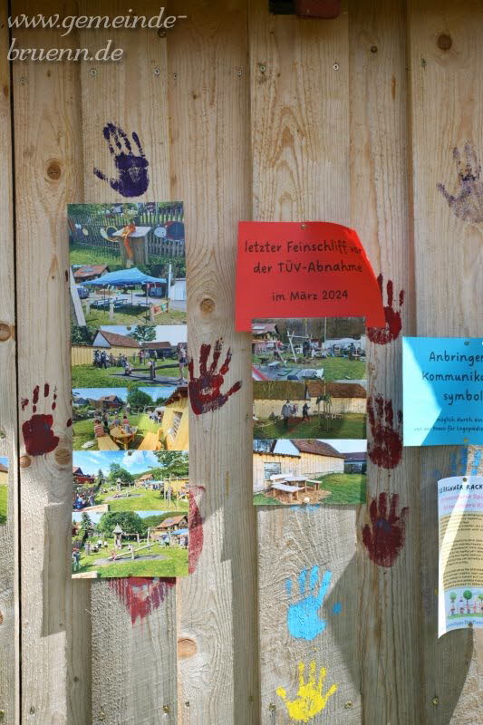 Einweihung des neuen Spielplatzes Br�nn 15.06.2024