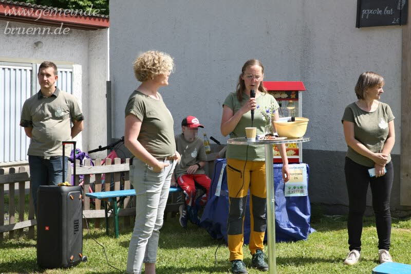 Einweihung des neuen Spielplatzes Br�nn 15.06.2024