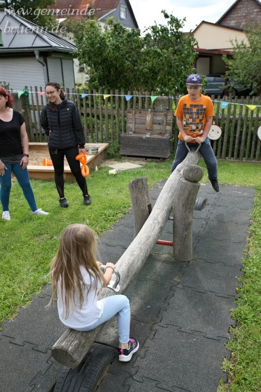 Einweihung des neuen Spielplatzes Br�nn 15.06.2024
