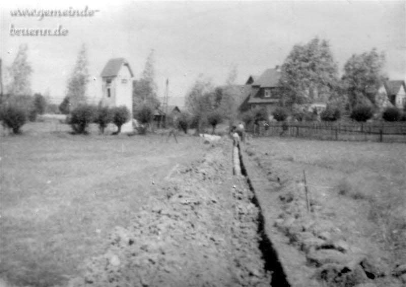 Kanalbau Hildburghuser Strae 50er Jahre