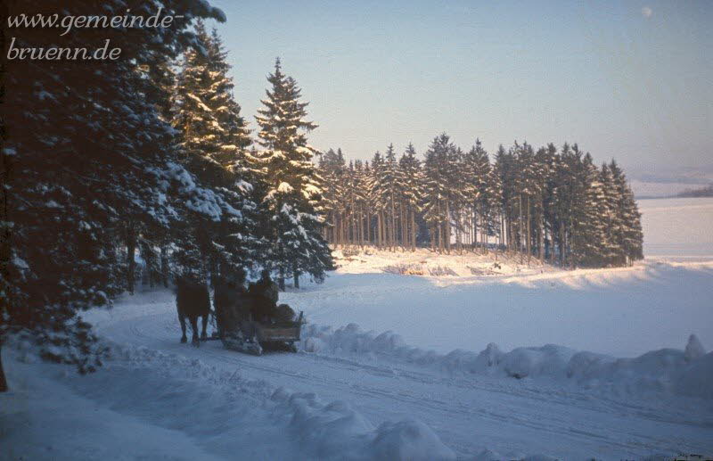 Brdner Strasse im Winter