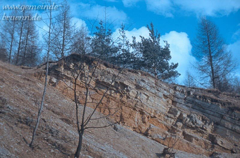 Felsformation am Felsenkeller