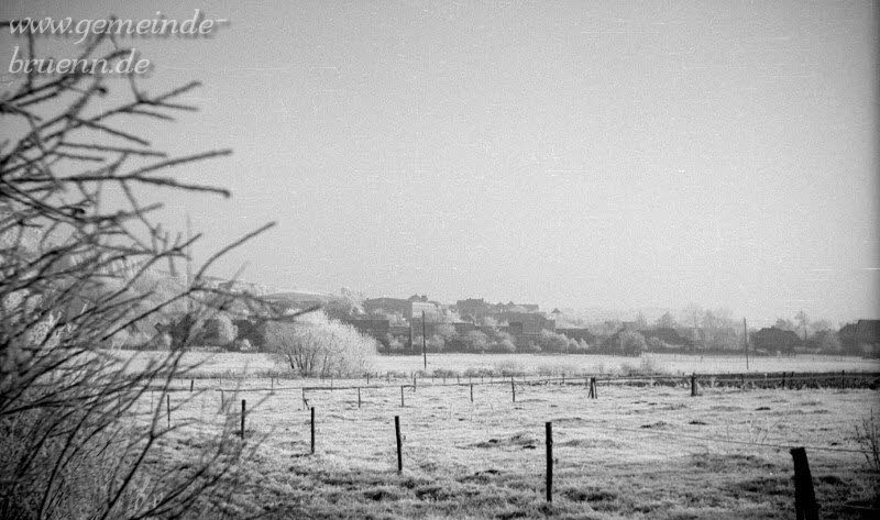 Blick vom Hinterm Dorf im Winter