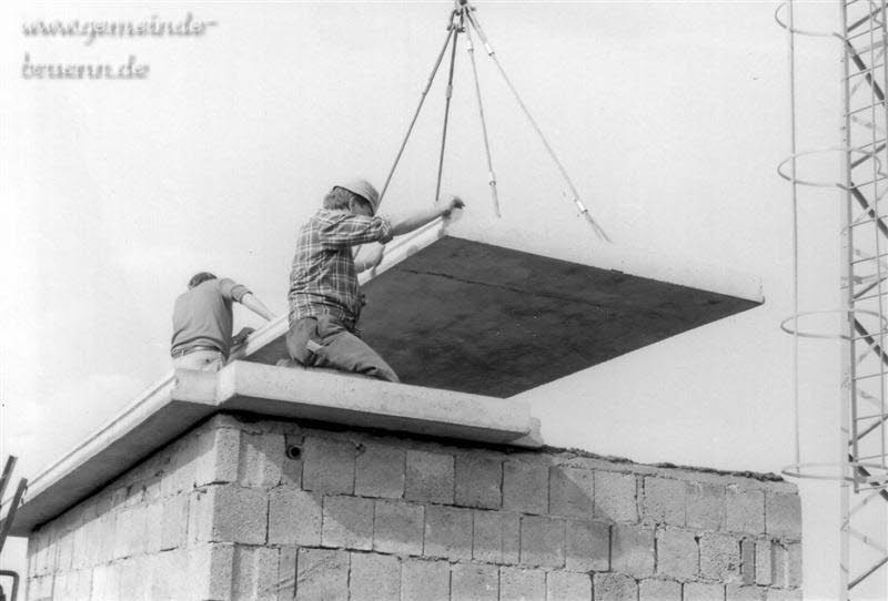 Bau der Gemeinschaftsantenne 1987,1988