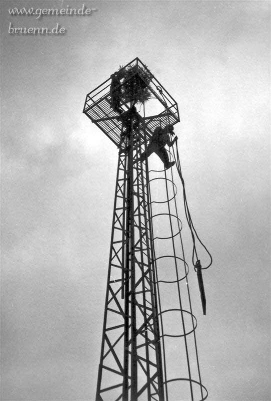 Bau der Gemeinschaftsantenne 1987,1988
