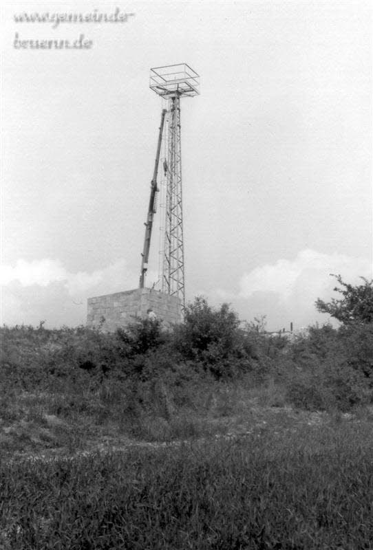 Bau der Gemeinschaftsantenne 1987,1988
