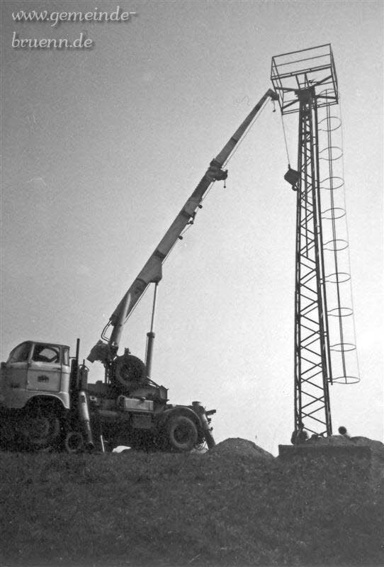 Bau der Gemeinschaftsantenne 1987,1988