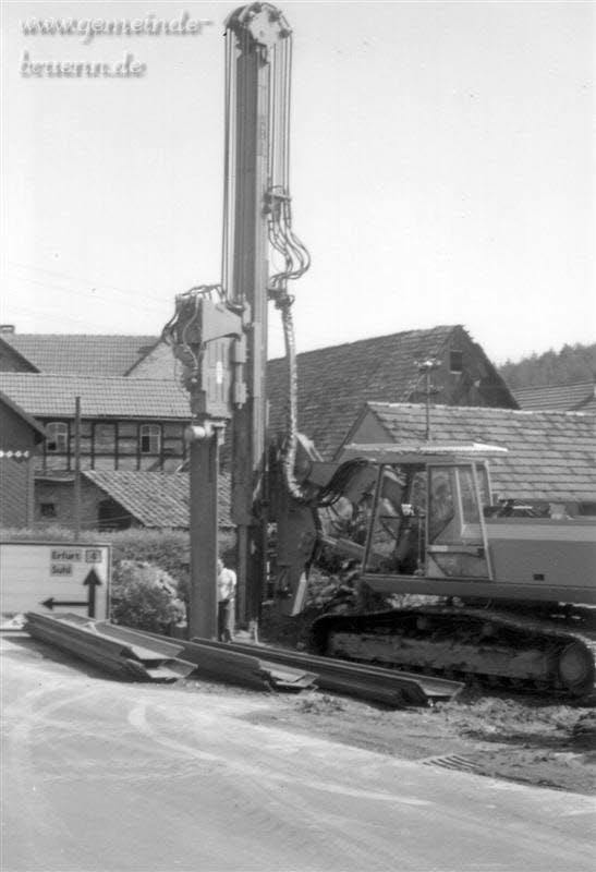 Kanalbauarbeiten 1991,1992