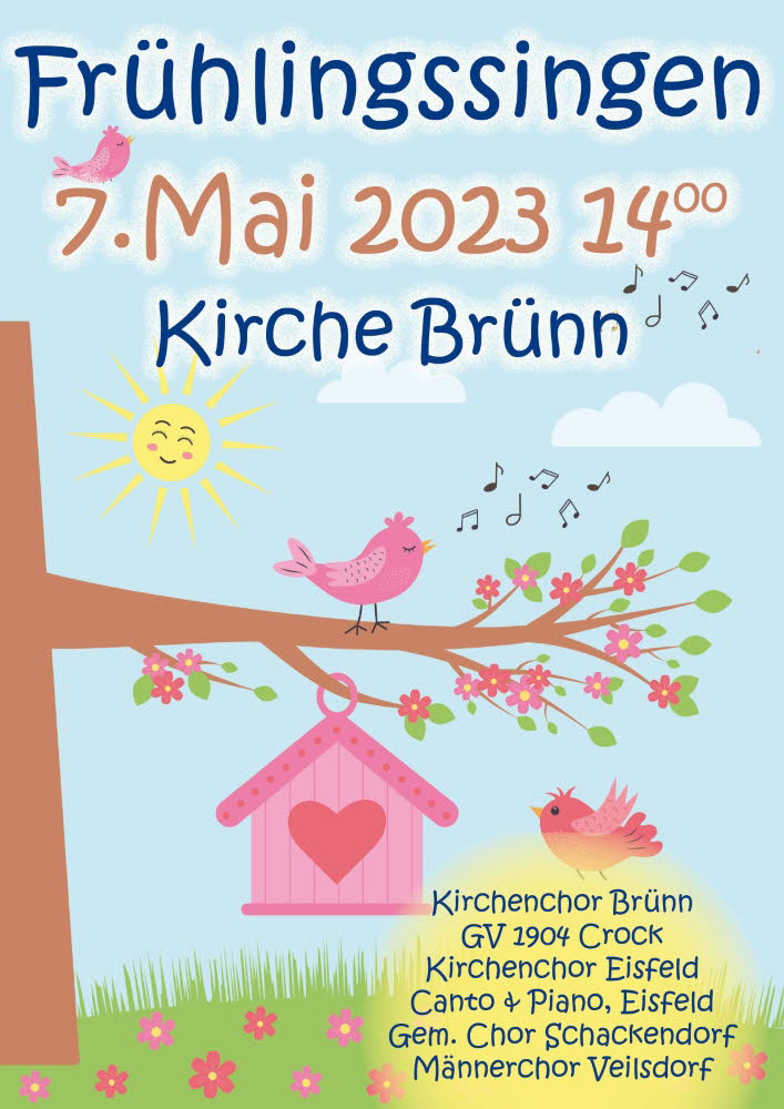 Frhlingssingen Netz