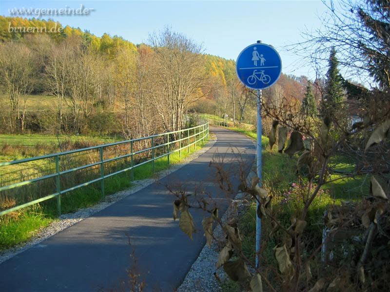 Der neue Fahrradweg