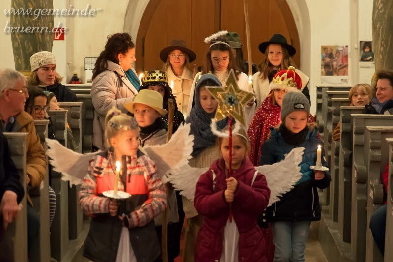 Krippenspiel Kirche Br�nn 24.12.2024