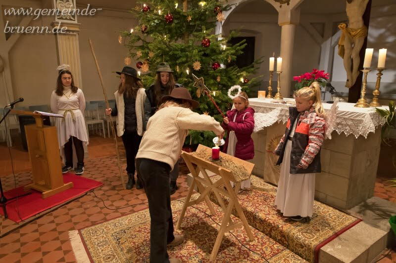 Krippenspiel Kirche Br�nn 24.12.2024