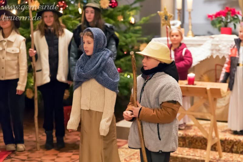 Krippenspiel Kirche Br�nn 24.12.2024