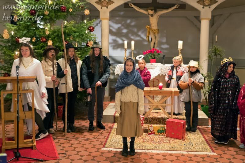 Krippenspiel Kirche Br�nn 24.12.2024