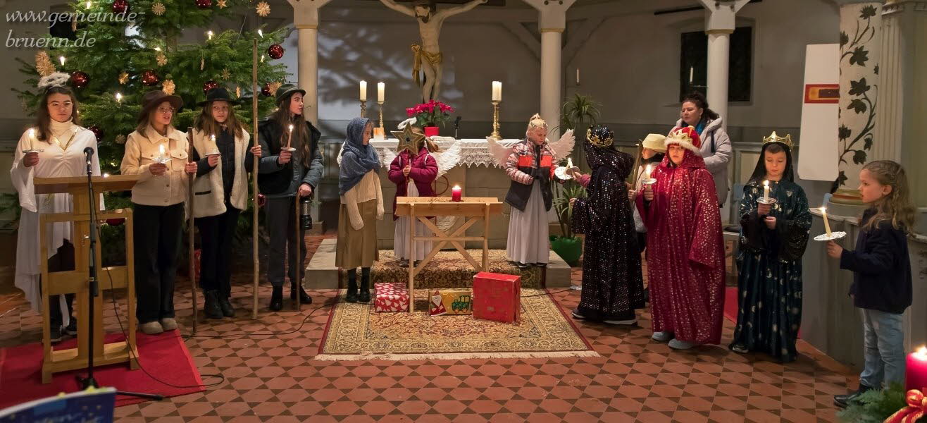 Krippenspiel Kirche Br�nn 24.12.2024