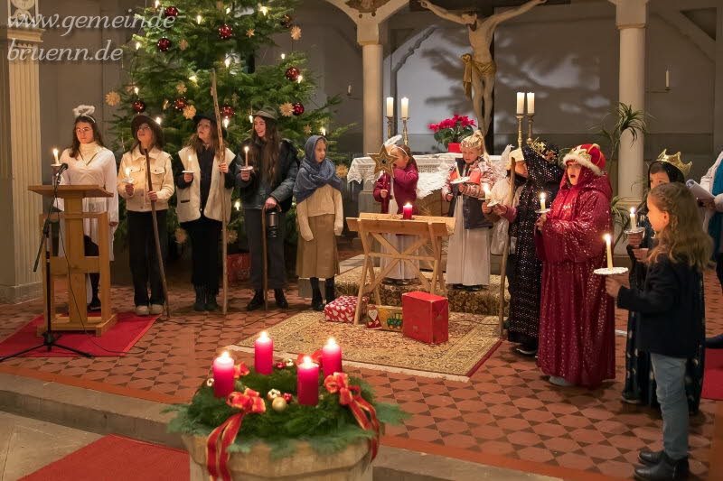 Krippenspiel Kirche Br�nn 24.12.2024