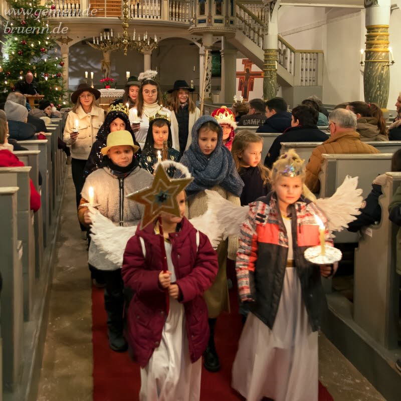 Krippenspiel Kirche Br�nn 24.12.2024