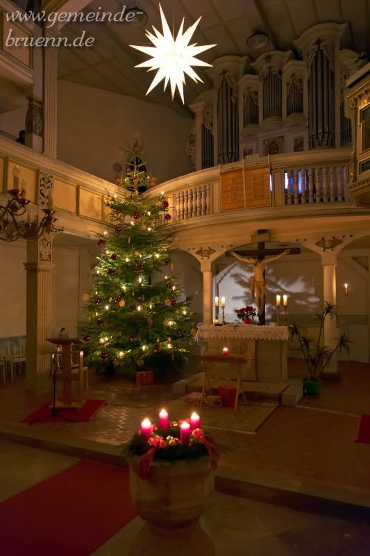 Musikalische Christmesse Kirche Br�nn 24.12.2024