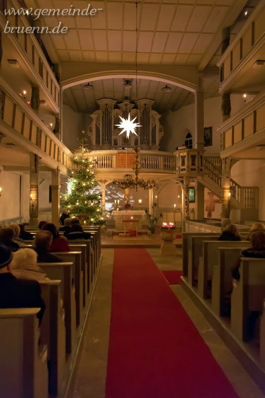 Musikalische Christmesse Kirche Br�nn 24.12.2024