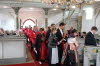Gottesdienst, Frhschoppen, Feuerwehrbung, Feuerwerk