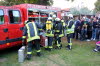 Gottesdienst, Frhschoppen, Feuerwehrbung, Feuerwerk