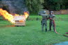 Gottesdienst, Frhschoppen, Feuerwehrbung, Feuerwerk