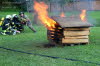 Gottesdienst, Frhschoppen, Feuerwehrbung, Feuerwerk