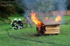 Gottesdienst, Frhschoppen, Feuerwehrbung, Feuerwerk