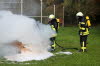 Gottesdienst, Frhschoppen, Feuerwehrbung, Feuerwerk