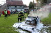 Gottesdienst, Frhschoppen, Feuerwehrbung, Feuerwerk