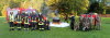Gottesdienst, Frhschoppen, Feuerwehrbung, Feuerwerk