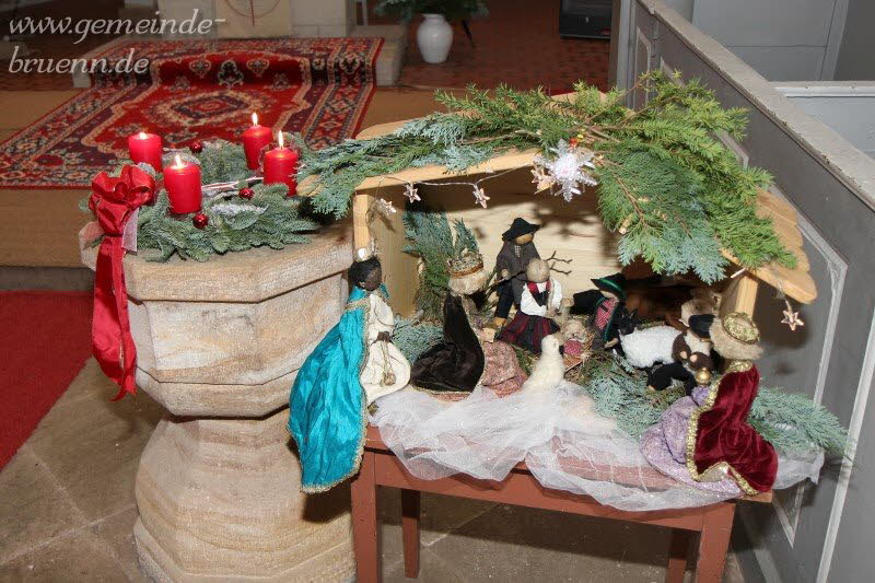 Krippenspiel in der Brnner Kirche 24.12.2017