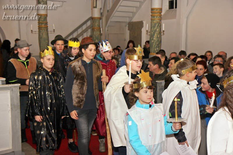 Krippenspiel in der Brnner Kirche 24.12.2017