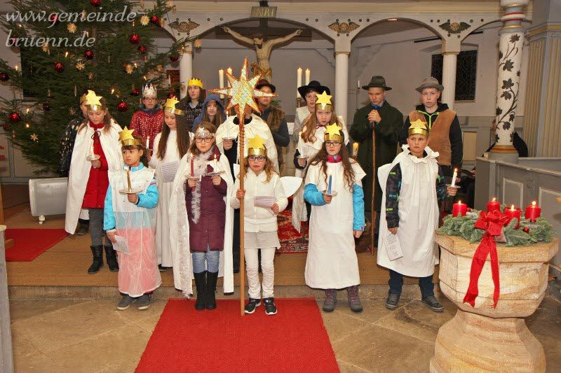 Krippenspiel in der Brnner Kirche 24.12.2017