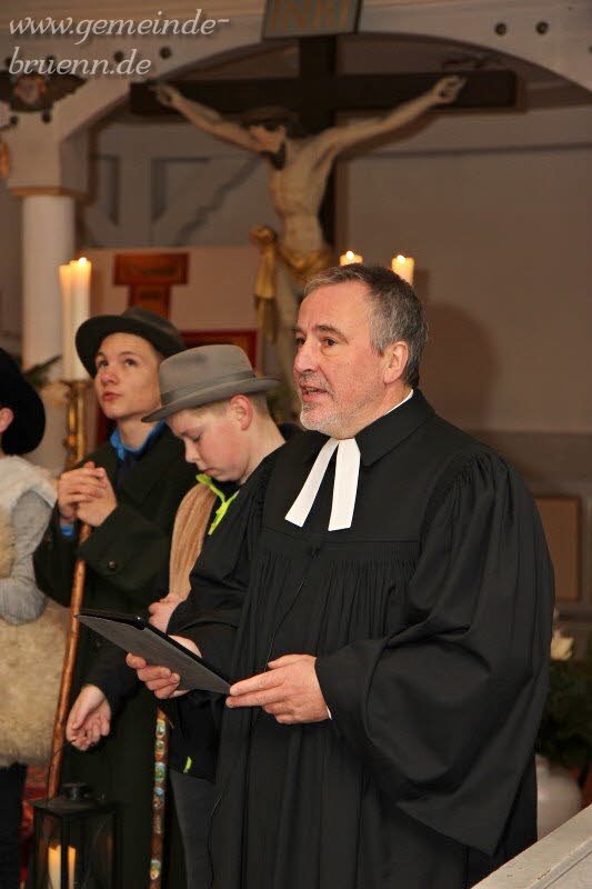 Krippenspiel in der Brnner Kirche 24.12.2017