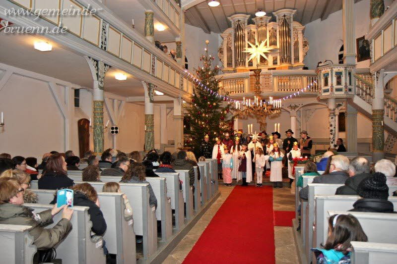 Krippenspiel in der Brnner Kirche 24.12.2017