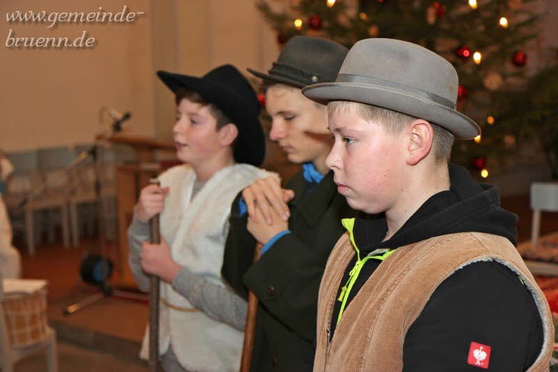 Krippenspiel in der Brnner Kirche 24.12.2017