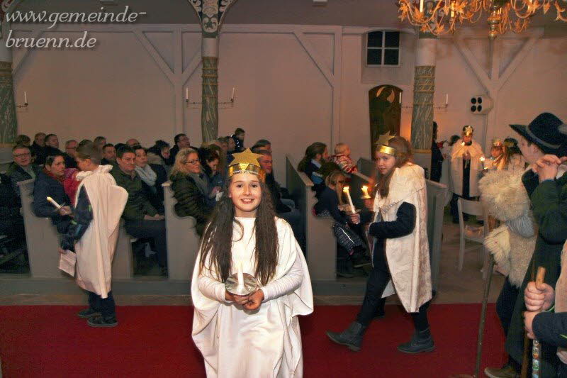 Krippenspiel in der Brnner Kirche 24.12.2017