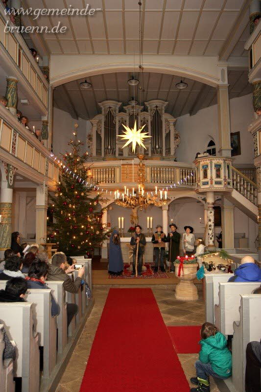 Krippenspiel in der Brnner Kirche 24.12.2017