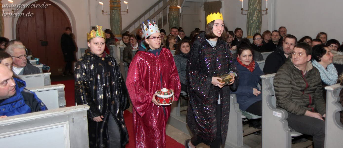 Krippenspiel in der Brnner Kirche 24.12.2017