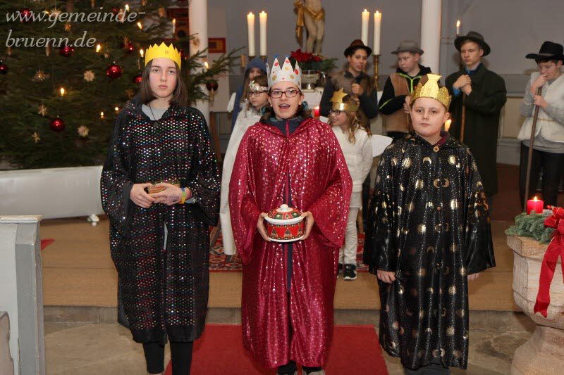 Krippenspiel in der Brnner Kirche 24.12.2017