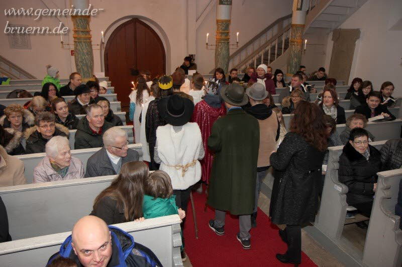 Krippenspiel in der Brnner Kirche 24.12.2017