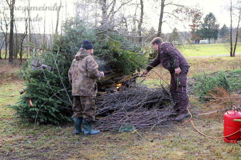 Christbaumverbrennung Br�nn 11.01.2020