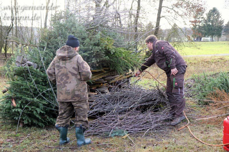 Christbaumverbrennung Br�nn 11.01.2020